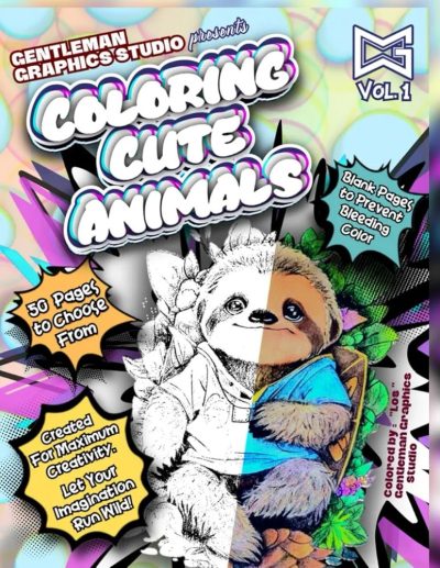 Coloring Book: Cute Animals