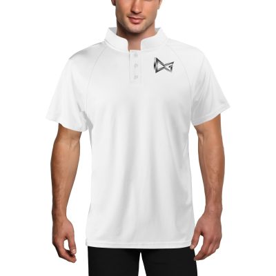 Men's Button Up Short Sleeve Golf Tennis T-Shirts Casual Business Polo Shirts - Image 4